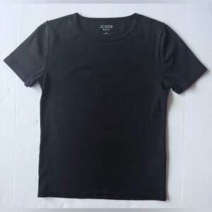 J. Crew New Perfect-Fit Short-Sleeve T-Shirt Black Size S